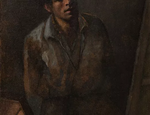 Autoportrait à la palette